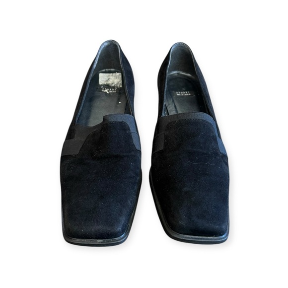 Stuart Weitzman shoes heels thick 6 W black - Picture 4 of 9